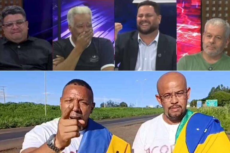 Apresentador "cai na risada" ao vivo ao pedir ajuda a bolsonaristas de Rondônia na caminhada liderada por Nikolas Ferreira