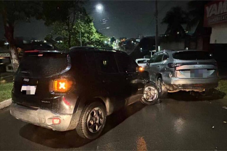 Condutor é levado à delegacia por embriaguez ao volante após colisão em avenida de Porto Velho