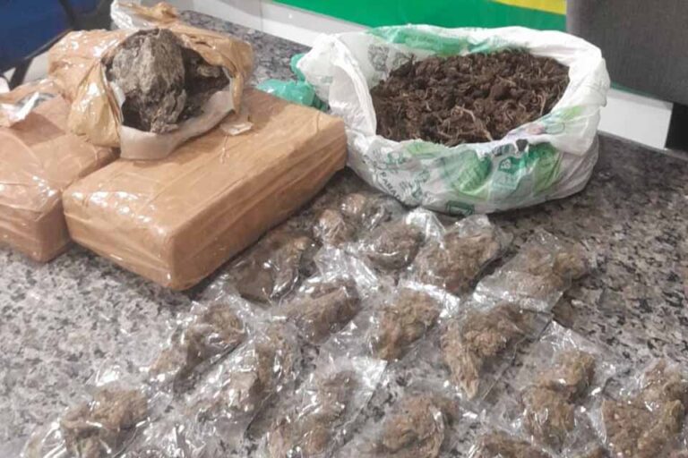 Ação da Polícia Militar apreende mais de 3 kg de maconha em três residências de Cacoal