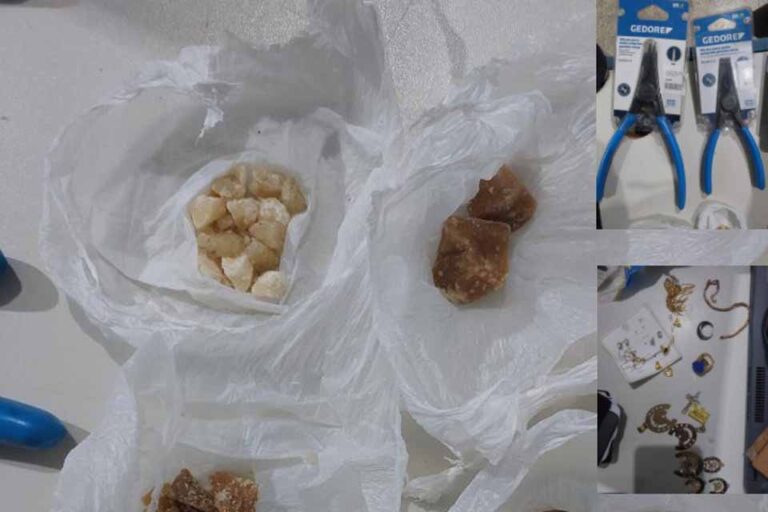 PM apreende drogas, objetos sem origem e cumpre mandado de prisão durante patrulhamento noturno em Ariquemes