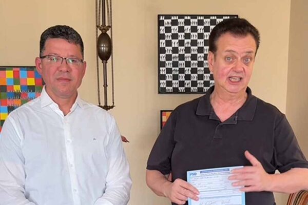 Marcos Rocha oficializa filiação ao PSD em São Paulo durante encontro com Gilberto Kassab