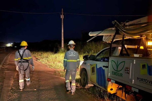 Vandalismo deixa trecho da BR-364 sem iluminação após furto de transformador em Porto Velho