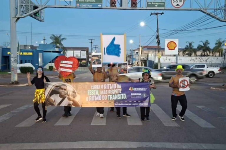 Campanha Carnaval Seguro intensifica ações de educação no trânsito em Porto Velho e no interior de Rondônia