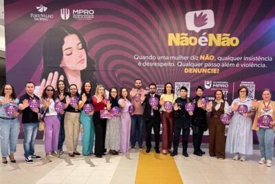 MPRO reforça campanha “Não é Não” no Carnaval 2026 com adesivação e treinamento no Porto Velho Shopping