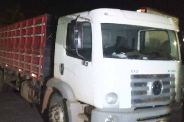 Operação do BPA apreende dois caminhões e mais de 42 m³ de madeira ilegal em Porto Velho