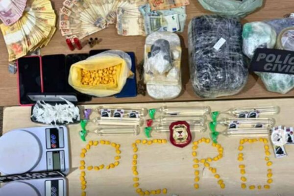 Polícia Civil prende nove pessoas e apreende drogas na 3ª fase da Operação Império da Lei em Nova Mamoré