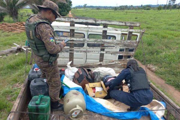 Homem é detido com espingarda e munições durante fiscalização ambiental em Rio Pardo