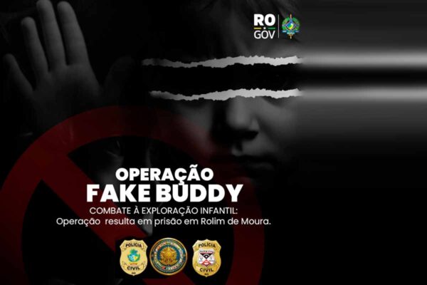 Operação Fake Buddy prende suspeito de crimes sexuais virtuais contra menores em Rolim de Moura