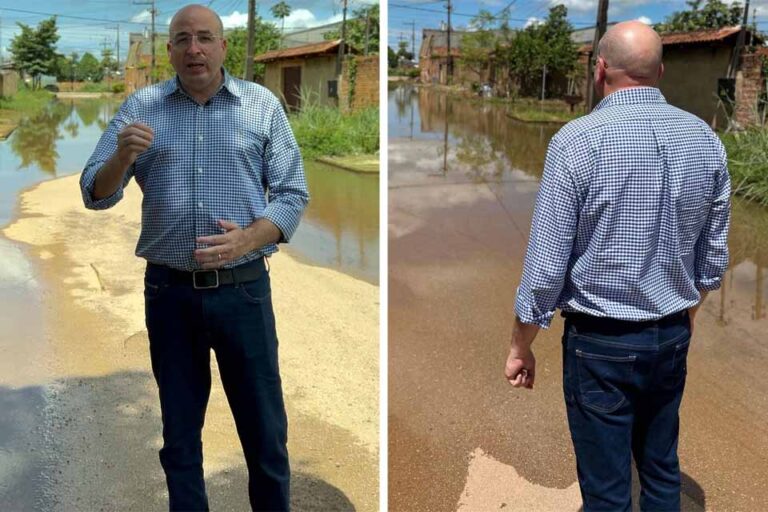 Vereador Gedeão Negreiros realiza visita técnica ao bairro Lagoinha e constata problemas de alagamento
