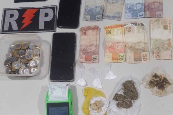 Dois homens são presos por tráfico de drogas durante ação da PM na zona Leste de Porto Velho