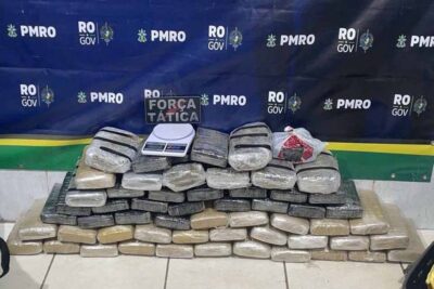 Força Tática apreende cerca de 57 kg de maconha na zona sul de Porto Velho e prende suspeito em flagrante