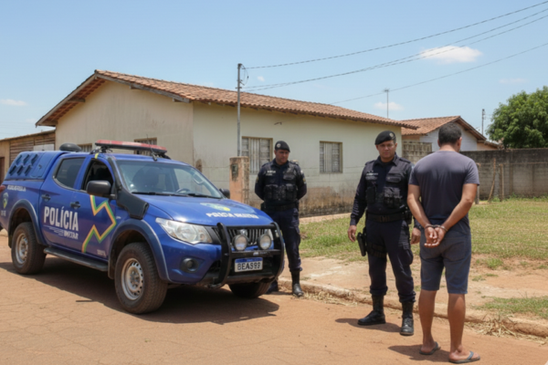 Homem é detido após agressão à mãe e ameaças ao padrasto em Cacoal