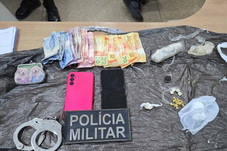 Mulher é presa por tráfico de drogas pela PM durante diligência em Nova Mamoré