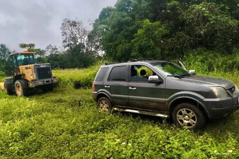 Operação do BPFRON prende três por receptação em área de fronteira de Guajará-Mirim