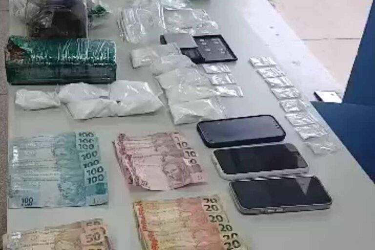 PMRO apreende 1,7 kg de maconha e quase 500 g de cocaína e prende suspeito por tráfico em Vilhena