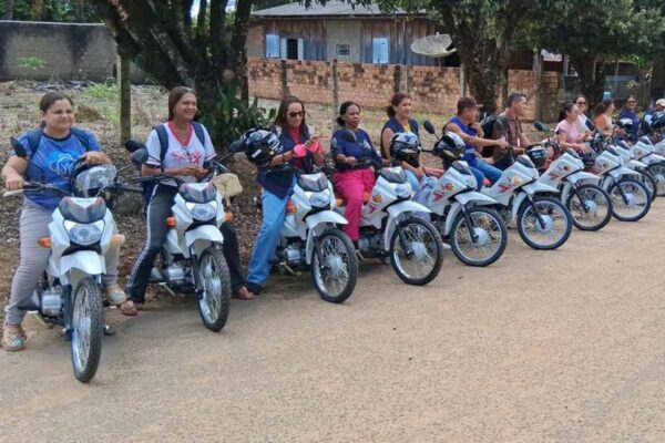 Campo Novo recebe 34 motocicletas para agentes comunitários de saúde com recursos de emenda parlamentar