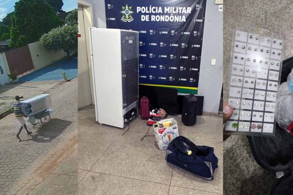 Polícia Militar recupera objetos furtados e conduz suspeitos à UNISP em Ji-Paraná