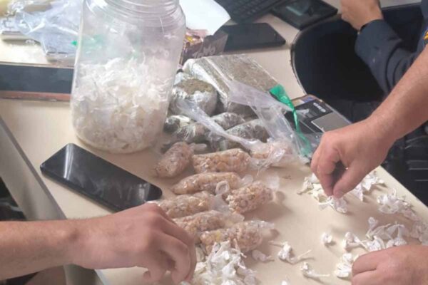 Polícia desarticula ponto de tráfico e apreende mais de mil porções de drogas em Vista Alegre do Abunã