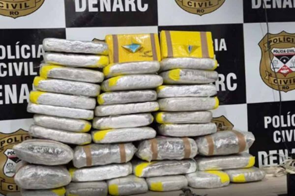 Operação do DENARC apreende 50 kg de drogas e prende cinco em Porto Velho