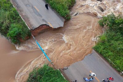 Construção de ponte sobre o igarapé Bate Estaca entra na fase final em Porto Velho