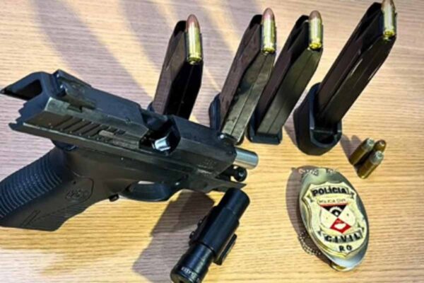 Operação da Polícia Civil apreende arma e prende suspeito após disparo contra veículo em Porto Velho