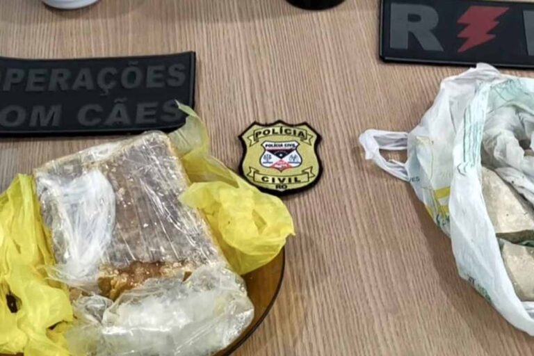 Operação conjunta da PMRO e PCRO apreende mais de 1 kg de drogas e fecha ponto de tráfico no bairro JK, em Ji-Paraná