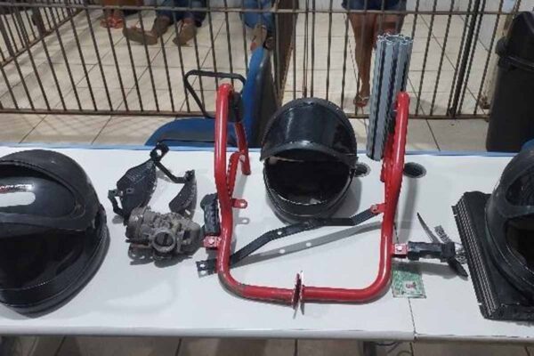 Suspeito é preso por receptação e Polícia Militar recupera objetos furtados de motocicleta em Porto Velho