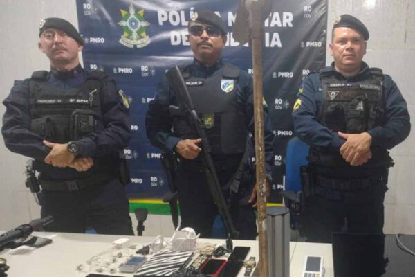 Polícia Militar recupera celular roubado e prende suspeito por tráfico e receptação em Porto Velho