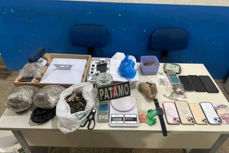 Ação do PATAMO prende quatro por tráfico e desmonta dois pontos de drogas em Vilhena