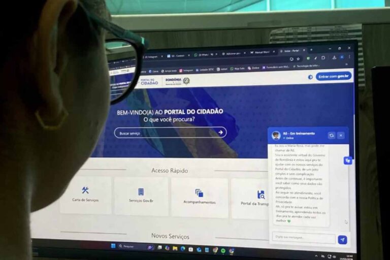 Governo de Rondônia lança assistente virtual “Rô” para ampliar atendimento digital no Portal do Cidadão