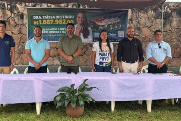 Dra. Taíssa participa da entrega de 112 veículos para reforçar a atenção básica em Guajará-Mirim