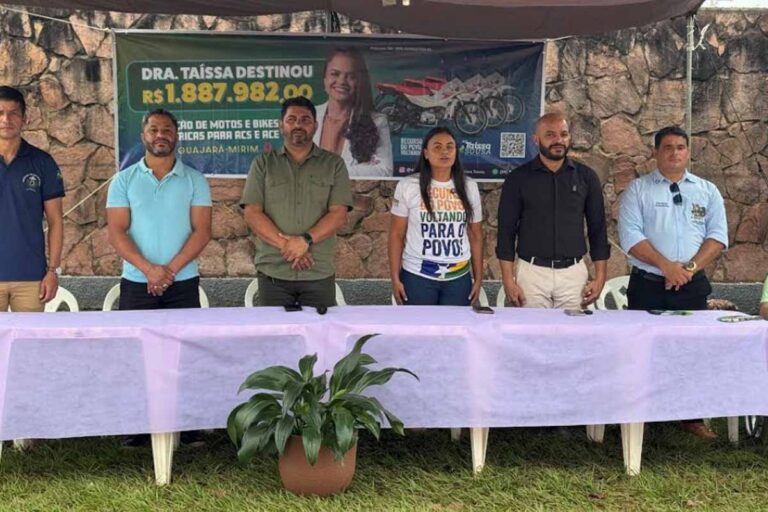 Dra. Taíssa participa da entrega de 112 veículos para reforçar a atenção básica em Guajará-Mirim
