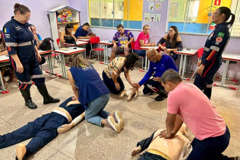 Prefeitura de Porto Velho promove treinamento de segurança para servidores e alunos da rede municipal