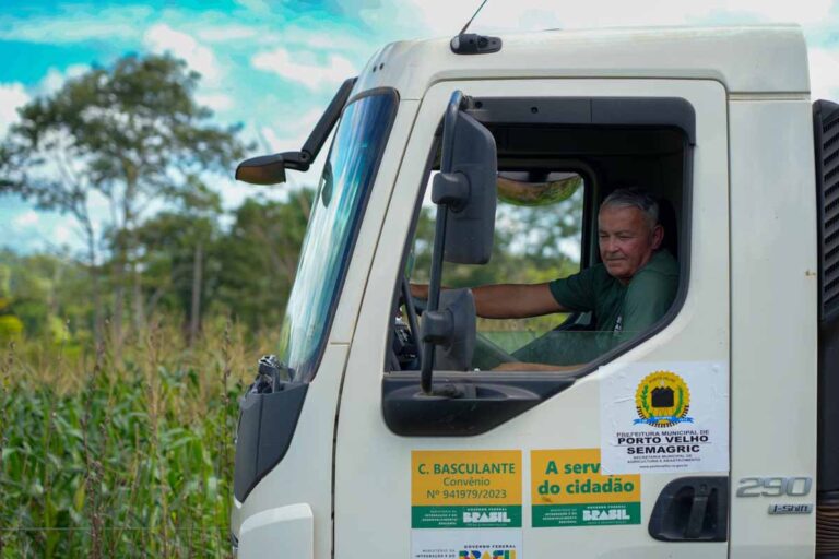 Programa de transporte da produção rural garante escoamento agrícola em Porto Velho