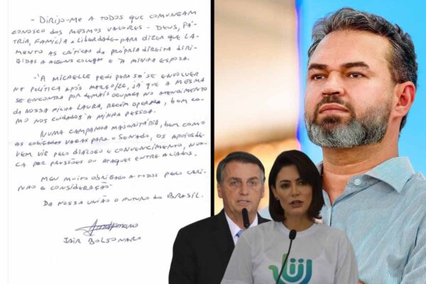 Pré-candidato ao Senado pelo PL em Rondônia publica carta de Bolsonaro defendendo a esposa e diz que líder “segue determinado”