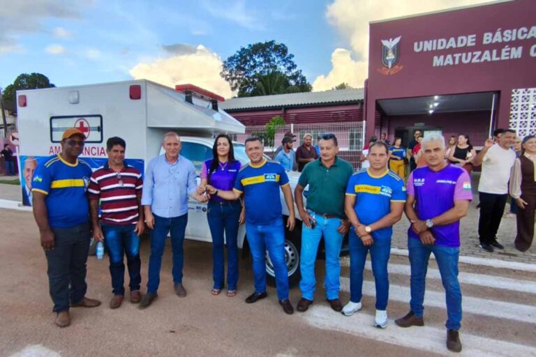Nova Mamoré recebe terceira ambulância destinada pelo deputado Ezequiel Neiva para reforçar atendimento na zona rural