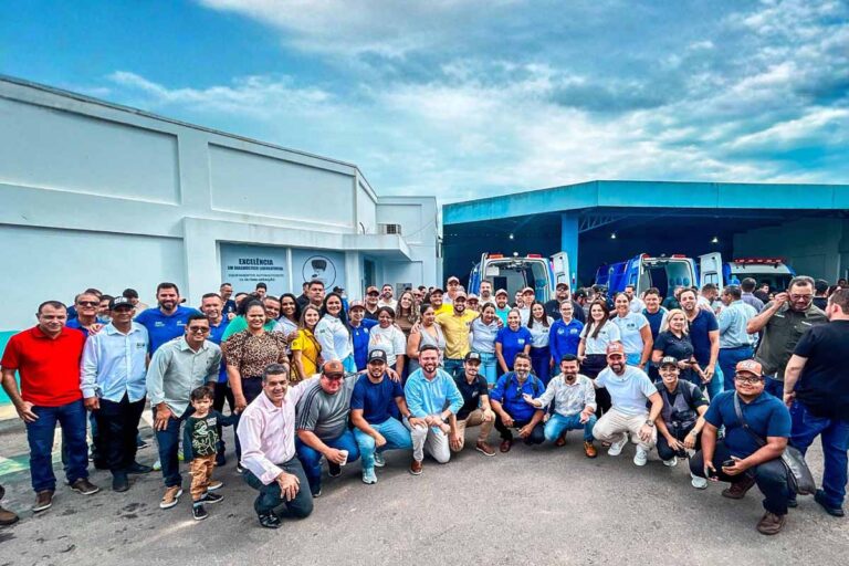 Ji-Paraná recebe três ambulâncias adquiridas com emenda de Nim Barroso para reforçar atendimento de urgência