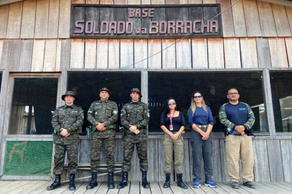 Gaema vistoria Estação Ecológica Soldado da Borracha e avalia desafios ambientais em Rondônia