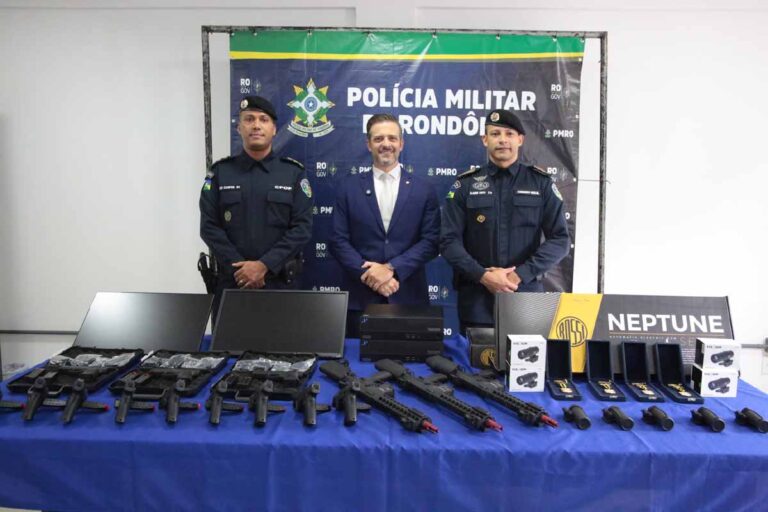 Investimentos em Segurança Pública reforçam estrutura da Polícia Militar de Rondônia com novos equipamentos
