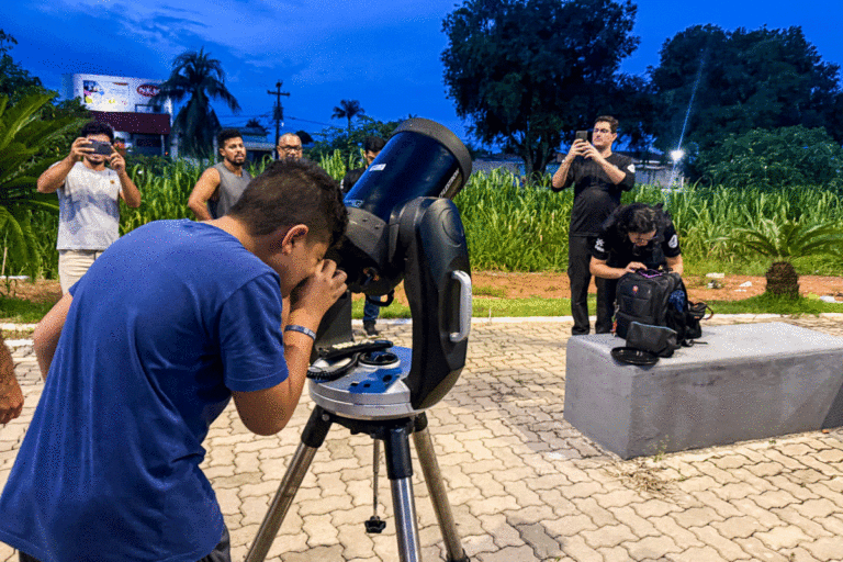 Evento em Porto Velho permitirá observação de crateras da Lua com telescópios em atividade aberta ao público