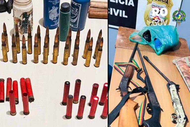 Operação Escórias apreende armas e prende dois em Costa Marques
