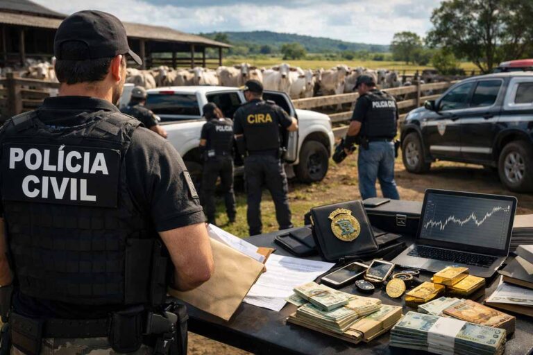 Operação Ganatum investiga fraude milionária no setor pecuário e apreende bens em RO e MT