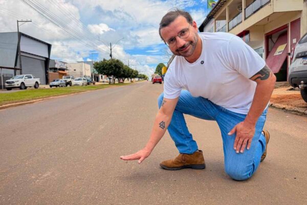 Deputado Ribeiro do Sinpol destina mais de R$ 1,2 milhão para asfalto em Alta Floresta d’Oeste