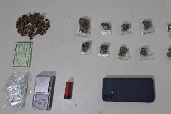Polícia Militar flagra tráfico de drogas em Ariquemes e apreende munição durante ação da Força Tática
