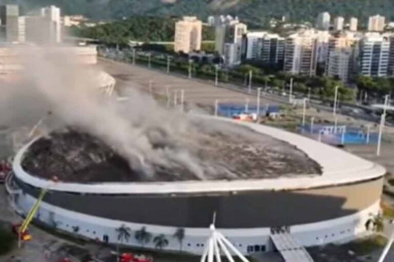 Incêndio no Velódromo do Parque Olímpico no Rio é controlado sem vítimas