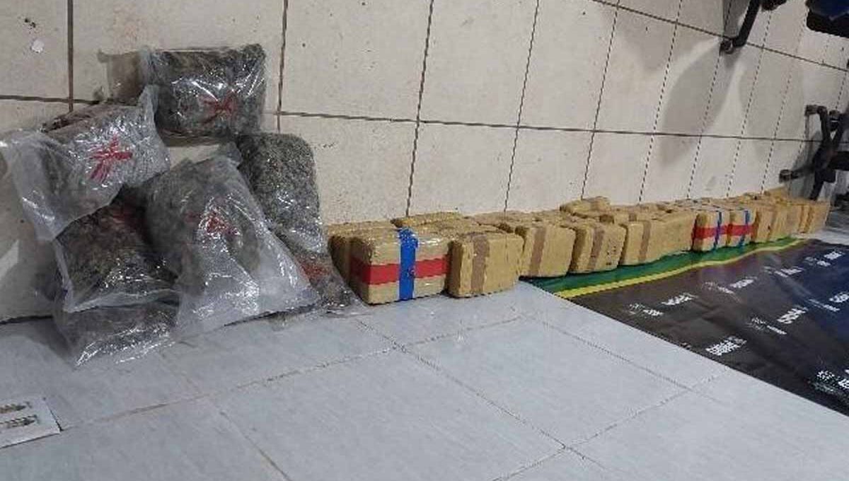 Operação da Polícia Militar em Porto Velho resulta na apreensão de 70 quilos de entorpecentes