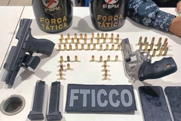 Confronto com a PM em Porto Velho termina com foragido morto e apreensão de armas