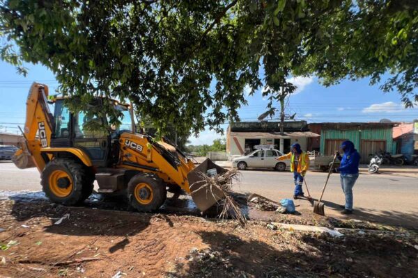 Retirada de mais de 16 mil toneladas de resíduos reduz alagamentos e melhora saúde na zona oeste de Porto Velho