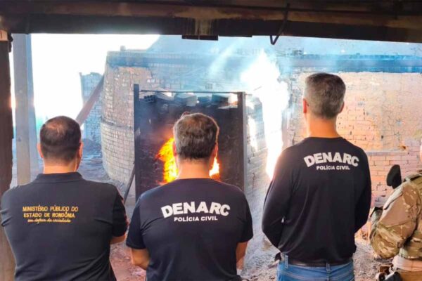 MPRO acompanha destruição de 675 quilos de drogas apreendidas pela Polícia Civil em Porto Velho