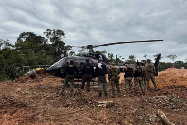 PF e ICMBio desativam áreas de garimpo ilegal no Parque Nacional Mapinguari, em Rondônia